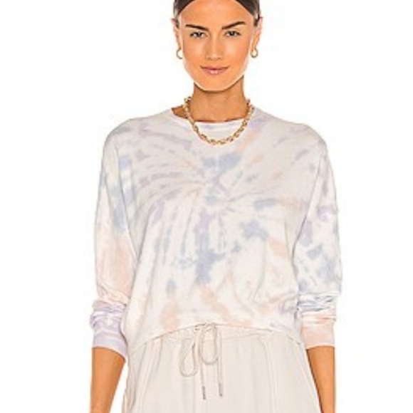 BLANKNYC Sweater Tie Dye Good Point Pastel Medium Soft Beachy Comfy Spring New - Picture 1 of 14